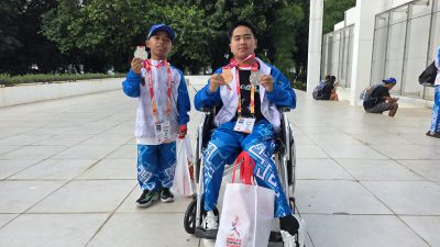 Semangat Juang Membara, NPCI Kalsel Tambah Medali di Hari Kedua Peparpenas XI