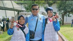 Mengesankan! Atletik NPCI Kalsel Nur Azizah dan Zahratul Khofifah Sumbang Dua Perak, di Peparpenas XI