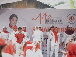 YJI Kalsel Rayakan HUT ke-44 dengan Senam Massal dan Baksos