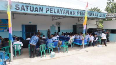 Launching Perdana, Wabup Herman Tinjau Standar Dapur SPPG Anjir Pasar