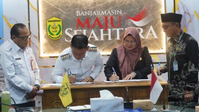 Pemko Banjarmasin Teken MoU Isbat Nikah dengan Kemenag dan Pengadilan Agama