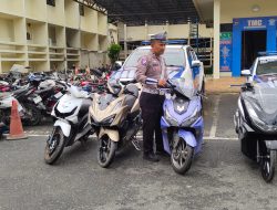 Cegah Balap Liar, Satlantas Polresta Banjarmasin “Kandangkan” Sejumlah Motor Pretelan