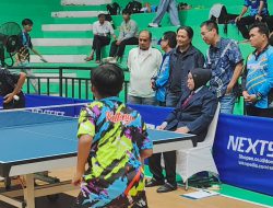 Hasnuryadi Saksikan Langsung Sengitnya Kejurnas Tenis Meja 2025 di Banjarmasin