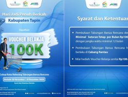 Pembukaan Tabungan Banua Rencana Bank Kalsel, dapat Voucher Belanja Rp 100 Ribu