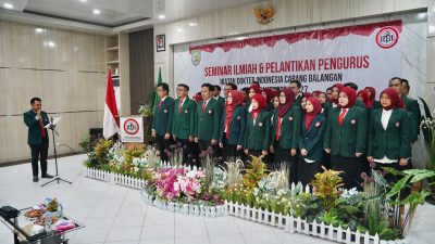 Pengurus IDI Cabang Balangan Masa Bakti 2024–2027 Resmi Dilantik