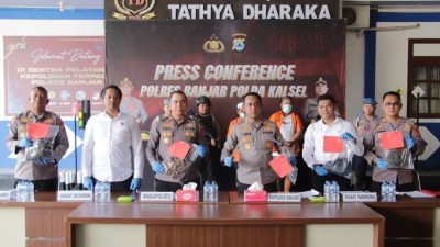 Polres Banjar Ungkap Kasus Narkotika dan Penganiayaan Sepanjang 2025