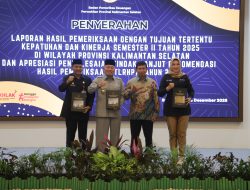 BPK Serahkan LHP Semester II 2025, Pemprov Kalsel Tuntaskan 90 Persen Temuan