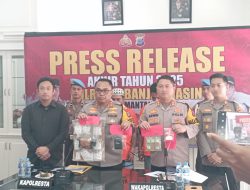 Polsek Banjarmasin Timur Amankan 1,4 Kilogram Sabu dan Puluhan Inex di Penghujung Tahun