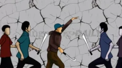 Viral Video Perkelahian di Pasar Lama, Polisi: Tembakan Peringatan untuk Bubarkan Massa yang Keluarkan Sajam