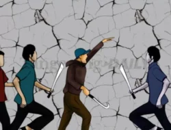 Viral Video Perkelahian di Pasar Lama, Polisi: Tembakan Peringatan untuk Bubarkan Massa yang Keluarkan Sajam