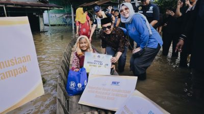 Warga Sungai Rangas Ulu Bersyukur Terima Bantuan: Hasnuryadi Ajak Semua Pihak Peduli Banjir