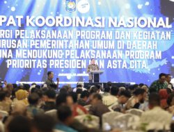 Bupati Tanah Bumbu Andi Rudi Latif Dukung Sinergi Nasional Program Prioritas Presiden dalam Rakornas di Jakarta