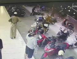 Terekam CCTV, Keributan Bersenjata Terjadi di Parkiran Ritel Modern Jalan Keramat