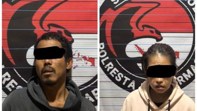 Satresnarkoba Polresta Banjarmasin Amankan Dua Tersangka dengan 24,61 Gram Sabu