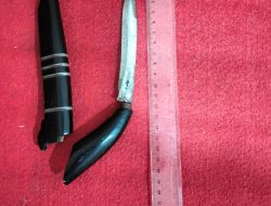 Tertangkap Tangan Bawa Sajam, Buruh di Basirih Selatan Diamankan Polsek Banjarmasin Selatan