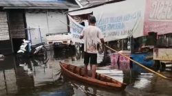 Terendam Banjir, Warga Jejangkit Pasar Terisolasi dan Aliran Listrik Padam