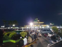 Meski Tak Seramai Tahun Lalu, Malam Nisfu Sya’ban di Masjid Jami Banjarmasin Tetap Khidmat