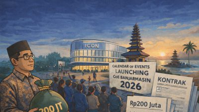 Ditengah Efisiensi Anggaran, Pemko Banjarmasin Gelontorkan Rp200 Juta, Untuk Launching CoE 2026 di Bali