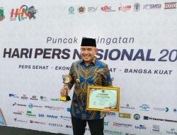 Puncak HPN 2026 Serang, Bupati Tanah Laut Terima Penghargaan SIWO Award