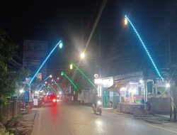 Sambut Haul ke-6 Guru Zuhdi, Warga Hias Jalan Menuju Masjid Jami Banjarmasin dan Kubah