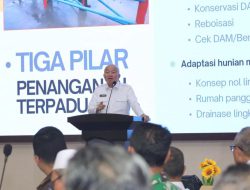 Rakor Pengendalian Banjir Banua Anam, Gubernur H. Muhidin Dorong Pembuatan Sodetan