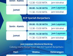 Bank Kalsel Sesuaikan Jam Layanan Operasional Selama Ramadan