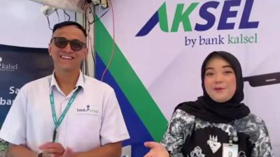 Stand Bank Kalsel di Pasar Wadai Berikan Informasi Layanan dan Produk Perbankan