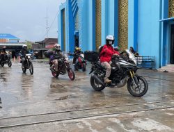Touring Sosial, BikersMU Salurkan Santunan di Loksado