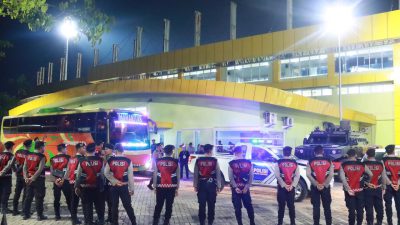 Polresta Banjarmasin Laksanakan Pengamanan Laga Barito Putera vs Persiku Kudus