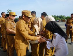 Pemkab Kotabaru Gelar Apel Pagi dan Halal Bihalal, ASN dihimbau Terbuka terhadap Kritik dan Saran