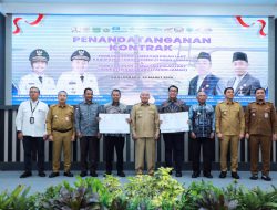 Kontrak Rp5,9 Triliun Proyek Jembatan Pulau Laut Diteken, Visi Misi Muhidin-Hasnuryadi Ini Ditarget Rampung 2028
