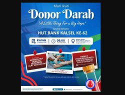 Momen HUT, Bank Kalsel Ajak Mayarakat Donorkan Darah