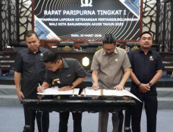 Penyampaian LKPJ 2025, Ketua DPRD :  Pembangunan di Banjarmasin Tunjukkan Tren Positif