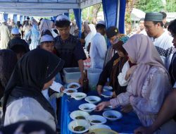 Bank Kalsel Sumbang 3 Ribu Porsi Makanan di Halal Bihalal Warga dengan Pemko