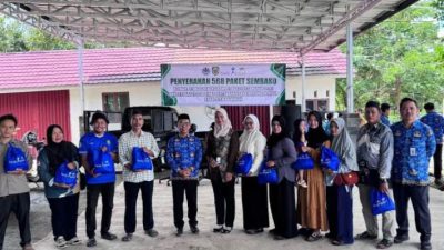 Bank Kalsel Cabang Paringin Bagikan 568 Paket Sembako untuk Pasukan Kuning