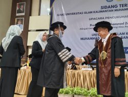 Rektor UNISKA Dikukuhkan Jadi Guru Besar, Perkuat Barisan Akademisi Kampus