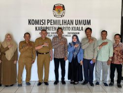 Perkuat Sinergi Lintas Lembaga, DPMD Batola Matangkan Persiapan Pilkades 2026 dengan mendatangi KPU dan Bawaslu