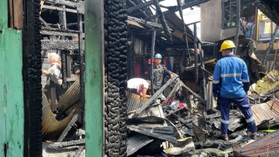 Kebakaran di Kuin Cerucuk, Enam Bangunan Hangus Terbakar