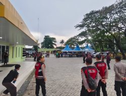 Ratusan Personel Polresta Banjarmasin Kawal Laga Barito Putera vs PSS Sleman di Stadion 17 Mei