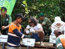 Cegah Abrasi dan Tingkatkan Kesejahteraan Masyarakat Pesisir, Bupati Andi Rudi Latif dan Kaka Slank Tanam Magrove di Pesisir Tanah Bumbu