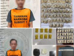 Ditresnarkoba Polda Kalsel Ringkus Dua Sekawan Pengedar 6.726 Butir Ekstasi di Kertak Hanyar