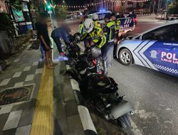 Polisi Amankan Puluhan Motor saat Razia Balap Liar di Banjarmasin