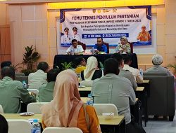 Temu Teknis Penyuluh Pertanian, Wabup Tabalong Targetkan Produktivitas Padi Meningkat