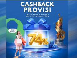 Momen Harjad ke-74 HSU, Bank Kalsel Promo Cashback Provisi Kredit Multiguna