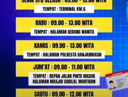 Satlantas Polresta Banjarmasin Hadirkan Layanan SIM Keliling, Ini Lokasi dan Jadwalnya 