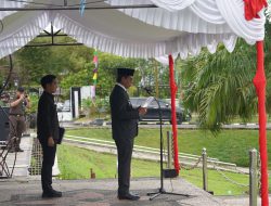 Wabup Balangan Pimpin Upacara HUT Ke-77 Proklamasi ALRI Divisi IV