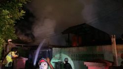 Empat Rumah Terbakar di Gang Damai 2 Kelayan Barat