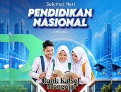 Momen Hardiknas, 18 Kantor Cabang Serentak Gelar Bank Kalsel Mengajar