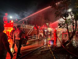 Kebakaran Hanguskan Bekas Kantor Desa Tanta Hulu 