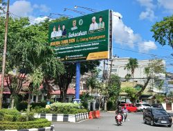 10 Reklame Diduga Langgar Aturan Segera Dibongkar: Satpol PP Banjarmasin Prioritaskan Median Jalan